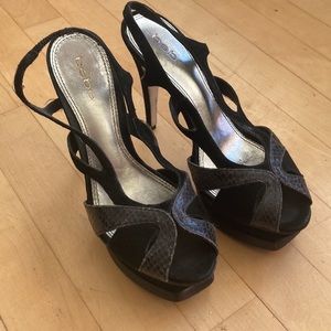 Bebe Slingback Heels